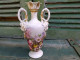 Delcampe - Ancien Vase Porcelaine De Paris Anses Têtes De Chérubins / Amours Angelots Anges - Andere & Zonder Classificatie