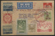 JAPAN First Round The World Flight TOKYO 1929 By GRAF ZEPPELIN. TOKYO - NY. RARE Flight. TB/VF. See Description - Lettres & Documents