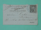 DB22 FRANCE   BELLE CARTE TELEGRAMME   1891 PARIS + AFFR. BLEU NTERESSANT++ - Pneumatic Post