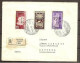 1949 Italia Italy Trieste A STORIA POSTALE Busta Viagg. Racc. In Tariffa L.55 TRIESTE - RAVENNA - Marcophilie