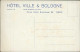 TORINO - HOTEL VILLE & BOLOGNE - 1910s (18282) - Bares, Hoteles Y Restaurantes