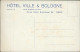 TORINO - HOTEL VILLE & BOLOGNE - 1910s (18282) - Wirtschaften, Hotels & Restaurants