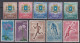 SALE !! 50 % OFF !! ⁕ Somalia 1955 - 1958 (Italy) ⁕ Coat Of Arms, Flowers, Sport ⁕ 9v MNH + 1v Used - Ethiopië