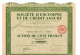 2 ACTIONS SOCIETE D'ESCOMPTE ET DE CREDIT ASSURE COMPLETES AVEC COUPONS  TB  1918 - Banque & Assurance