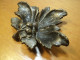 Ancien Cendrier En Bronze Feuille De Vigne Raisin. - Metall