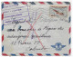 MONTAUBAN Lettre Poste Aérienne Dest COLOMBO Via Laos Vietnam Retour à L'envoyeur Return To Sender Yv PA 30 Ob 1954 - 1927-1959 Lettres & Documents