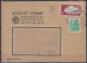 ⁕ Germany DDR 1960 ⁕ August Fomm, LEIPZIG Cover With A Window To Zagreb - Covers - Used