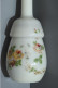 Delcampe - -ANCIENNE BOUTEILLE En OPALINE BLANCHE Décor Roses Peintes émail Vitrine    E - Vases