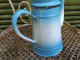 Delcampe - Ancienne Petite Cafetière Émaillée Bleu Dégradé (Petit Modèle) - Andere & Zonder Classificatie