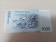 Billete De Corea Del Norte De 1000 Won, AUNC - Corée Du Nord