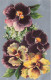 FLEURS PLANTES ARBRES - Fleurs - ¨Pensées - Colorisé - Carte Postale Ancienne - Flowers