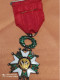 LEGION D'HONNEUR 3 EME REPUBLIQUE , AVEC RAPPEL ETOILE DES BLESSES SUR RUBAN, ABIMEE - Frankreich