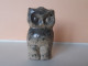 MINIATURE -  CHOUETTE Ou HIBOU ?     - L : 3 Cm -  H : 5,5 Cm  - Poids : 46 Gr - DOUBLE FACE  - EN PIERRE - Tiere