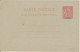 DAHOMEY - ENTIER POSTAL - 1901 - CARTE-LETTRE TYPE ALLEGORIE SANS DATE ! -  ACEP N°CP4 - Briefe U. Dokumente