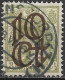 Groene Stip In Stralen Links In 1923 Opruimingsuitgifte 10  / 3 Cent  NVPH 116 - Variétés Et Curiosités