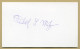 Rudolf Mossbauer (1929-2011) - Physicist - Signed Card + Photo - Nobel Prize - Inventors & Scientists