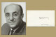 Roger Guillemin - Neuroscientist - Signed Card + Photo - 1978 - Nobel Prize - Inventeurs & Scientifiques