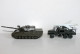 ROCO MINITANKS N257 LEOPARD 1 CHAR COMBAT + N114 LACROSSE LANCE MISSILE XM4E2 US ARMY, MODELE REDUIT MILITAIRE (1712.34) - Massstab 1:87