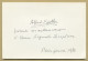 Alfred Kastler (1902-1984) - French Physicist - Signed Card + Photo - Nobel - Erfinder Und Wissenschaftler