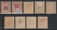 DAHOMEY - 1912 - YVERT N°33/42 * MH - COTE = 32 EUR. - - Unused Stamps