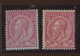 46 *. Léopold II   2 X 10c Joint Le Bon Sur Jaune     Cote 285-€.   Plakkers Spoor - 1884-1891 Léopold II