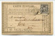 !!! CARTE PRECURSEUR TYPE SAGE CACHET DE NEUILLY EN THELLE (OISE) 1877 - Cartes Précurseurs