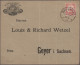 Delcampe - Nachlässe: 1898/1960 Ca., Nachlass Geschäftspost (Wetzel, Chemnitz) Mit über 430 - Vrac (min 1000 Timbres)