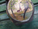 Delcampe - Ancienne Gargoulette Grès XIXème Peint à La Main Décor Paysage Style Barbizon - Autres & Non Classés