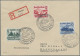 Delcampe - Deutschland: 1910/1949 (ca), Album Mit Rund 325 Belegen, Fast Alles Interessante - Verzamelingen