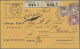 Bayern - Marken Und Briefe: 1882/1917, Partie Von Acht Auslands-Paketkarten (mit - Autres & Non Classés