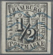 Delcampe - Hamburg - Marken Und Briefe: 1859/1866, 19 Herausragende Einzelstücke In Erstkla - Hamburg
