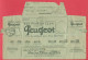 1925 - Télégramme Modèle 701 - Publicité PEUGEOT Et Consortium Français De Publicité - Telegraaf-en Telefoonzegels