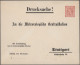 Württemberg - Ganzsachen: 1893/1919, Sammlung Von 46 Dienstganzsachen (davon 32 - Autres & Non Classés
