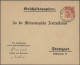 Delcampe - Württemberg - Ganzsachen: 1893/1919, Sammlung Von 46 Dienstganzsachen (davon 32 - Sonstige & Ohne Zuordnung