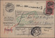 Deutsches Reich: 1907/1944, Sammlung Von 194 Paketkarten, Dabei 74 Germania, 70 - Collections