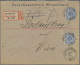 Deutsches Reich - Krone / Adler: 1890, Fünf Postaufträge Nach Wien, Teils Etwas - Sammlungen