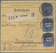 Deutsches Reich - Inflation: 1919/1923, Vielseitige Partie Von Ca. 116 Bedarfsbe - Collections