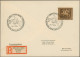 Deutsches Reich - 3. Reich: 1936/1944, BRAUNES BAND, Dublettenposten Mit 14x Blo - Covers & Documents