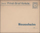 Delcampe - Deutsches Reich - Privatpost (Stadtpost): 1800/1900 (ca.), Partie Von Ca. 84 Bel - Private & Local Mails