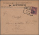 Delcampe - Deutsches Reich - Privatpost (Stadtpost): 1886/1898, STRASSBURG/Privat-Brief-Ver - Private & Local Mails