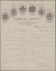 Delcampe - Deutsches Reich - Besonderheiten: 1870/1900 (ca.), Bestand Von Ca. 700 Briefböge - Other & Unclassified