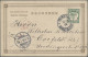 Deutsche Kolonien - Kiautschou: 1899/1913, Frankierte Karten (6): Dabei Kolorier - Kiautschou