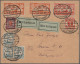 Danzig - Flugpost: 1922/1937, Interessanter Posten Mit 70 Briefen, Karten Und Ga - Other & Unclassified