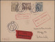 Delcampe - Danzig - Flugpost: 1922/1937, Interessanter Posten Mit 70 Briefen, Karten Und Ga - Other & Unclassified
