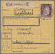 Dt. Besetzung II WK - Luxemburg: 1943, DR Mitläufer 793-795, 796 Auf PAKETKARTEN - Besetzungen 1938-45