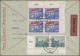 Delcampe - DDR: 1950/1966, Partie Von 39 Briefen Und Karten Mit Interessanten Frankaturen D - Collezioni