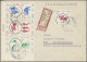 Delcampe - DDR: 1950/1966, Partie Von 39 Briefen Und Karten Mit Interessanten Frankaturen D - Collezioni