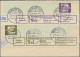 Berlin - Rollenmarken: 1961/1972, Rollenendstreifen RE1+4 Auf Brief, Saubere Par - Rolstempels