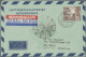 Delcampe - Berlin - Ganzsachen: 1952/1954, Lot Mit Luftpostbriefen LF 3 60 Pf "Luftpost Aus - Other & Unclassified