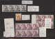Delcampe - Saarland (1947/56): 1947/1959, Konglomerat Im Steckbuch, Auf Steckkarten, In Tüt - Used Stamps